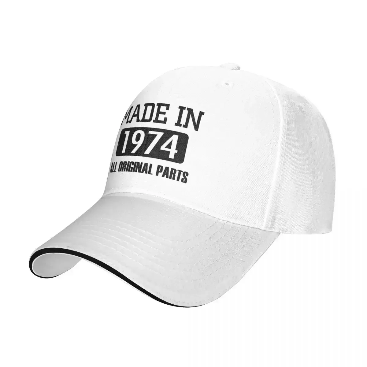 

Made In 1974 Baseball Hat Unisex Adjustable Baseball Caps Hats for Men and Women