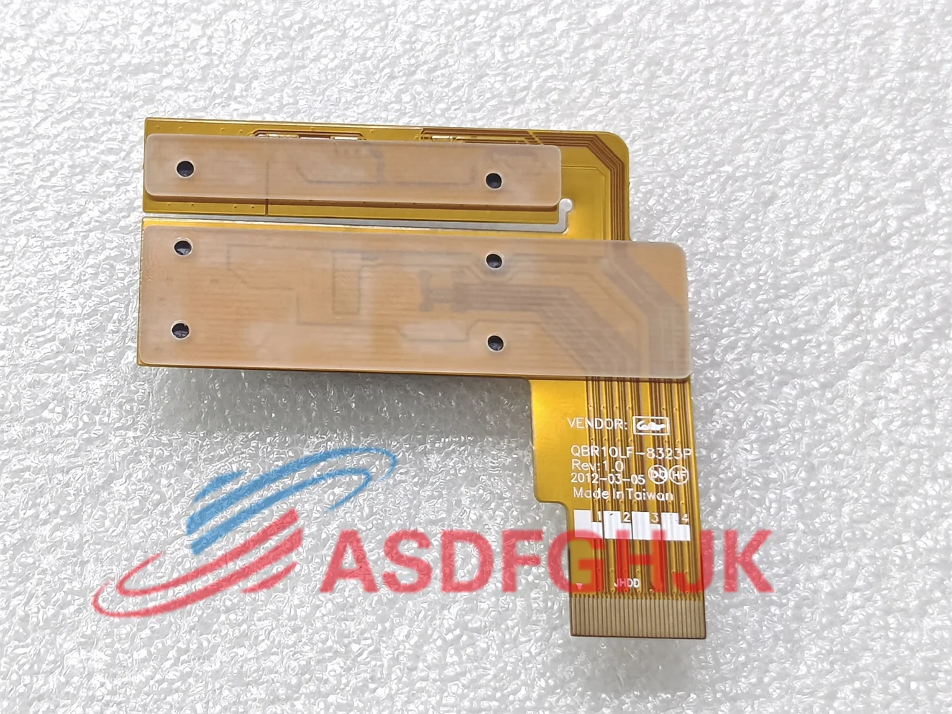 New original Dell Alienware M18x R2 HDD Molex SATA Hard Drive Mediator Connector M9T51 0M9T51 QBR10 LF-8323P