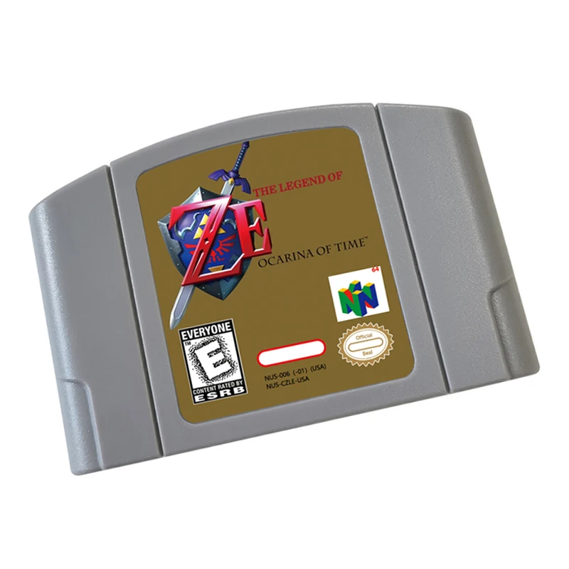 アオ The Legend of Zel Ocarina of Time For N64 Game Card US Version