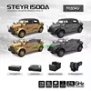 Professional Off Road 2To1 Convertible Command Vehicle RC Truck Car 4X4 1/18 Scale 4CH Smoke&Lighting Remote Control Truck Model 6