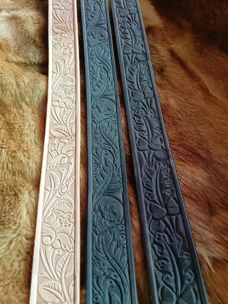 3D 장미 잎 패턴 가죽 벨트 엠보싱 몰드 알루미늄 합금 스탬프, DIY 공예 도구, 유압 냉간 프레스 스탬핑