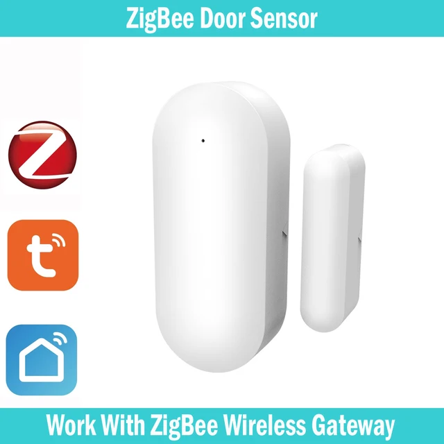 Smart ZigBee Door Window Door Gate Sensor Detector Smart Home Security Alarm System Smart Life Tuya App Remote Control 2