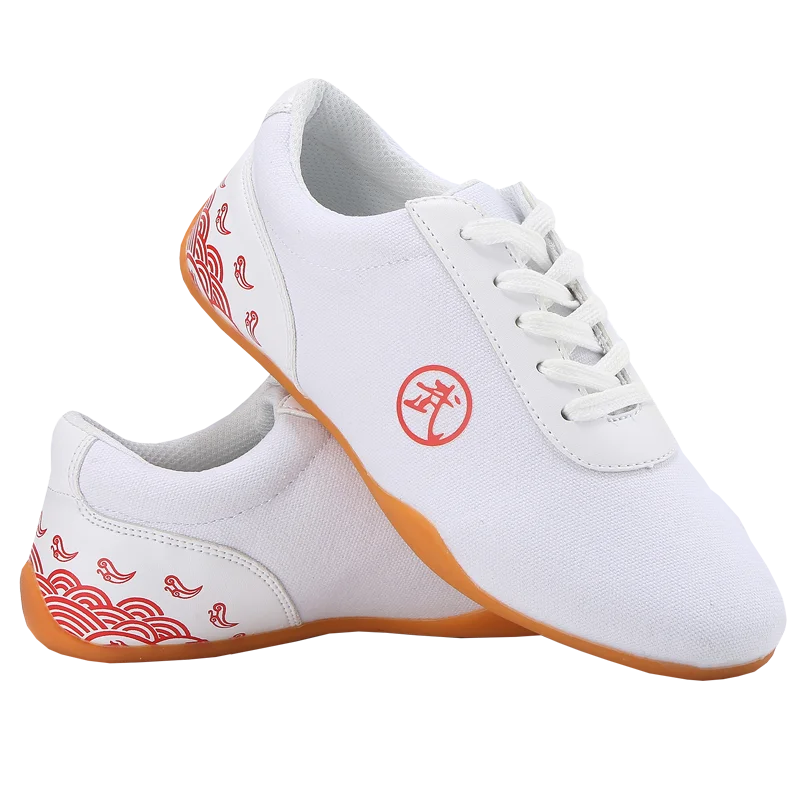 Fitness Tai Chi Shoes Soft Soled Kung Fu Performance Training Shoes Canvas Karate Martial Arts Taekwondo Cloth Shoe