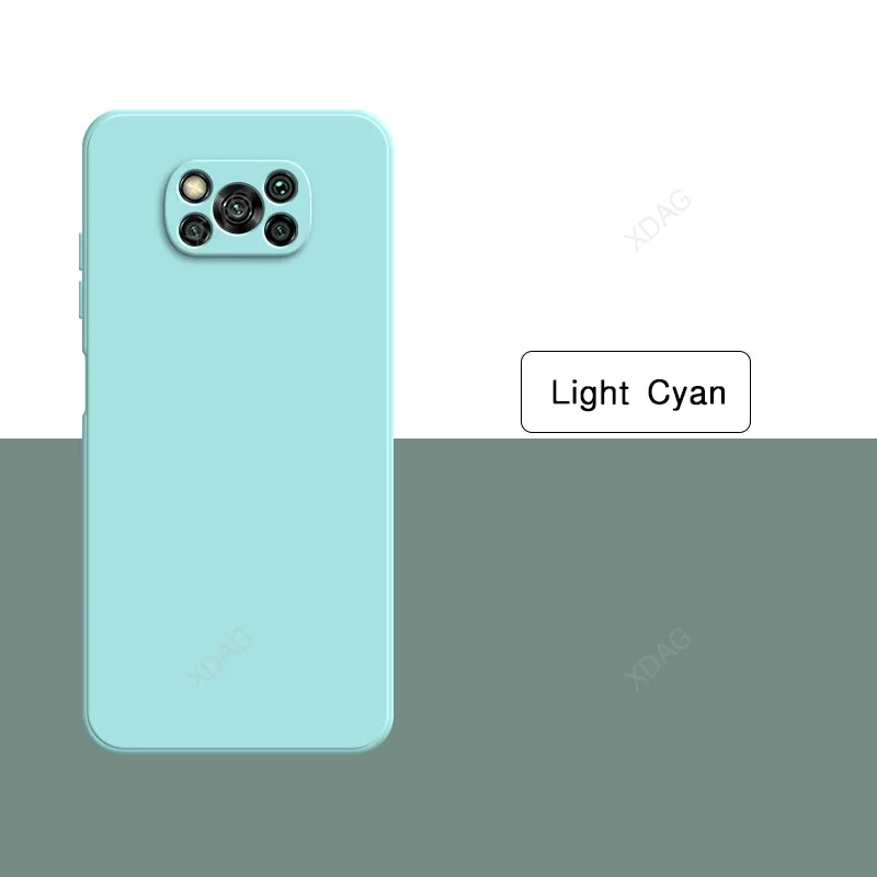 Premium Liquid Silicone Soft Back Cover with Internal Flocking - High Quality & Simple Design