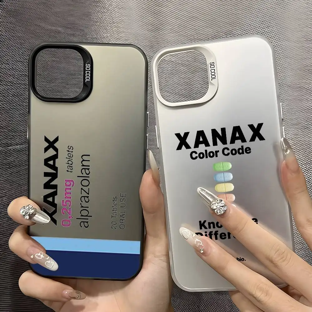 Chill Pill Phone Case - Black Purple Matte Laser Metallic Aurora Finish