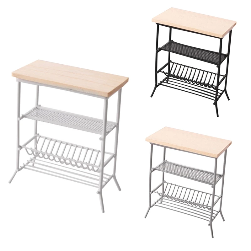 

Лидер продаж 2023, металлическая полка для кукольного домика, модель мебели для кукольного домика, имитация мебели, аксессуары