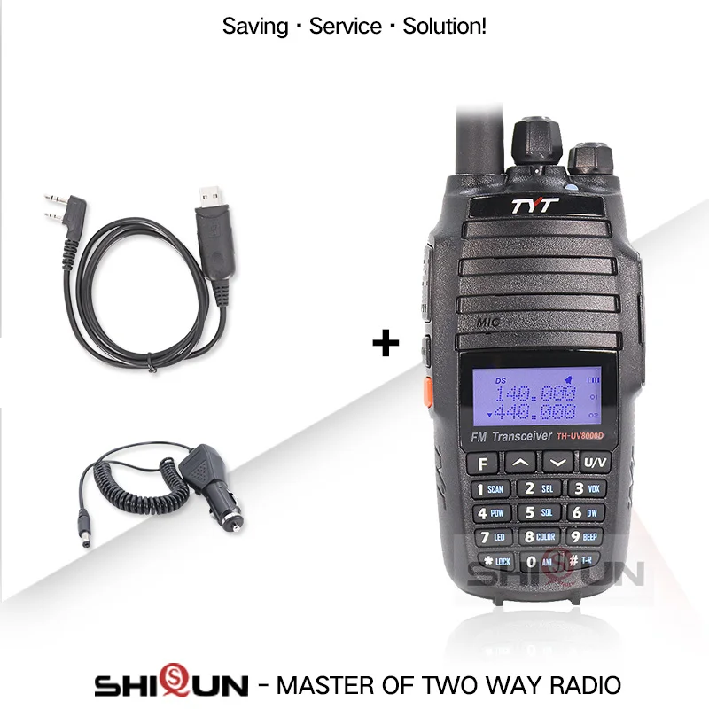 Двухдиапазонная рация 10 км VHF UHF Вт CB Ham Radio Comunicador 3600 мАч функция пересечения