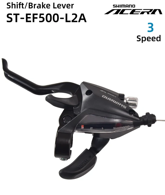 Shimano acera-ハンドブレーキレバー,サイズST-EF500 ez fire plus 