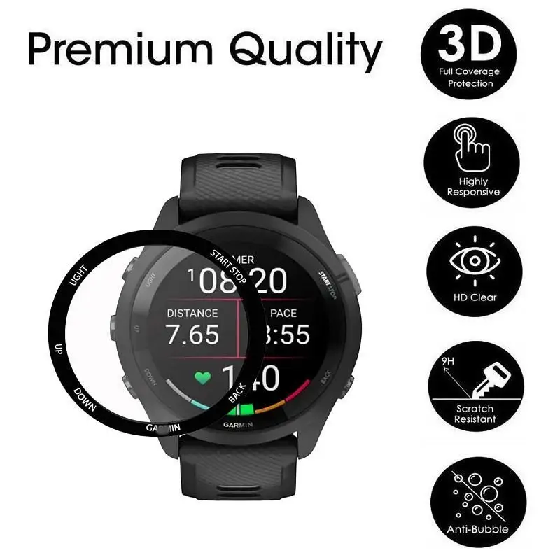 Protetor de Tela Macia para Garmin Forerunner 965 265 265s Forerunner 255 s 255 Relógio Inteligente Película Protetora de Cobertura Completa 100 Pcs 3d - Image 5