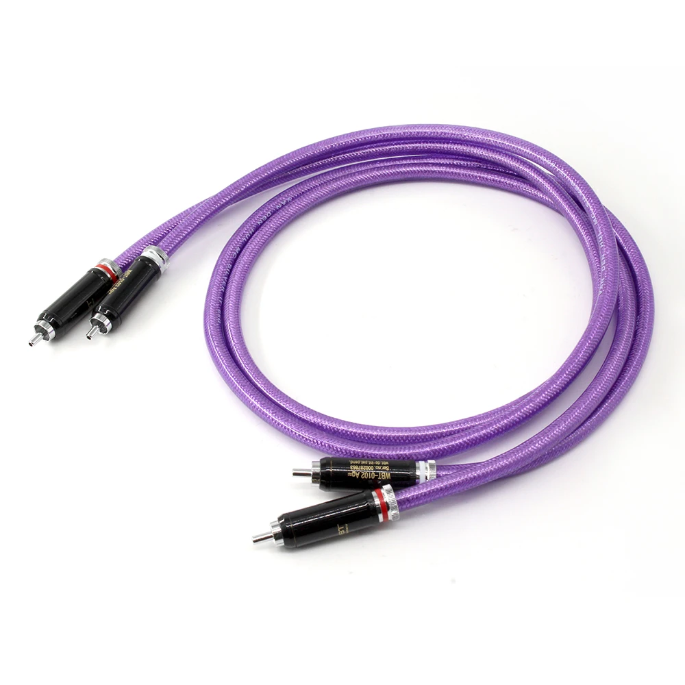 Coppia Van Den Hul Mc Silver It 65G Cavo Rca Con Spina Wbt Rca