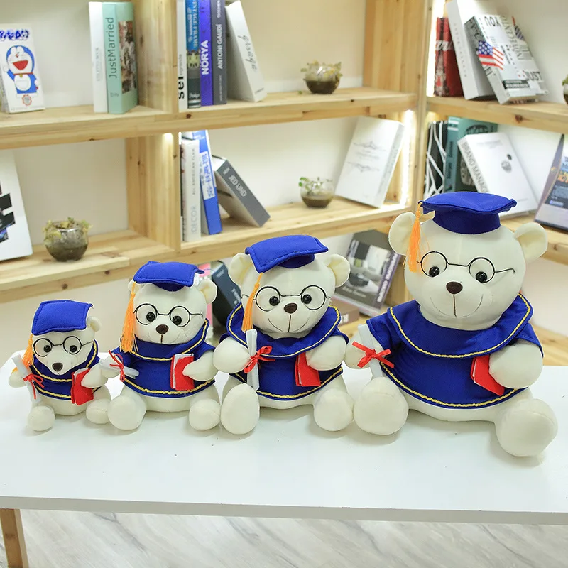 Cute Graduate Bear Plush Toy - Fun Graduation Gift & Home Decor