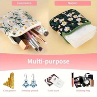 Ladies' Hand-Held Bag, Sanitary Napkin Storage Bag, Menstrual Pouch, Large Capacity, Portable and Cute Coin Purse, One Set - Image 5