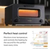 The Toaster Steam Oven Toaster 5 Cooking Modes: Sandwich Bread, Artisan Bread, Pizza & Pastry, Oven  Precise Heat Control 6