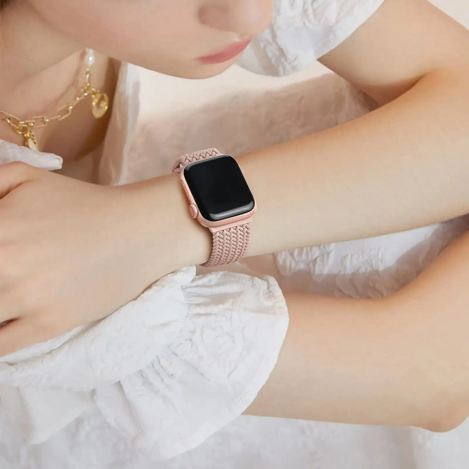 Watch Strap 5 Packs Braided Solo Loop Compatible with Apple Watch Band 38mm 40mm 41mm 42mm 44mm 45mm 49mm