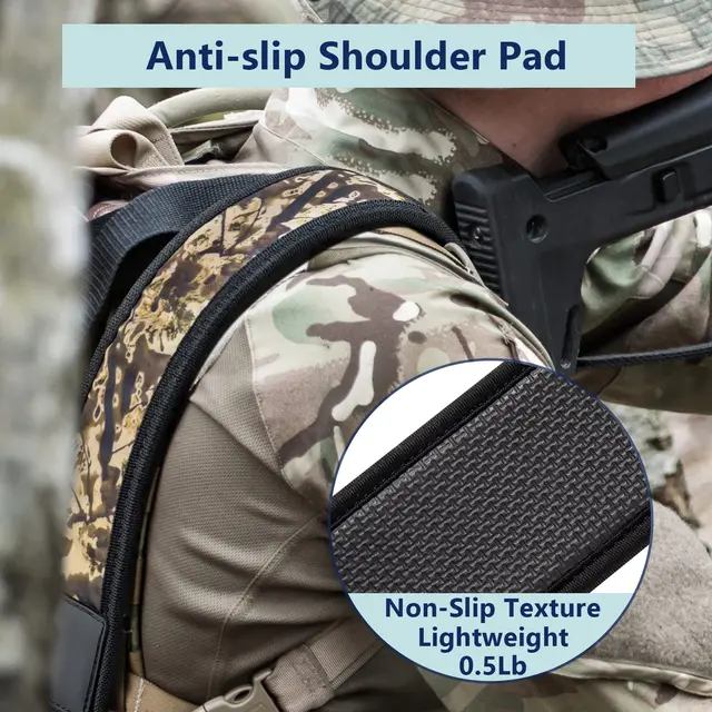 CVLIFE Gun Rifle Sling 2 Point with Swivels Padding Adjustable Strap Shoulder Strap Outdoor For slinging Hunting shotgun Access 4