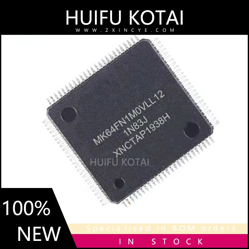 

1 шт., MK64FN1M0VLL12 QFP, Новые Товары в наличии