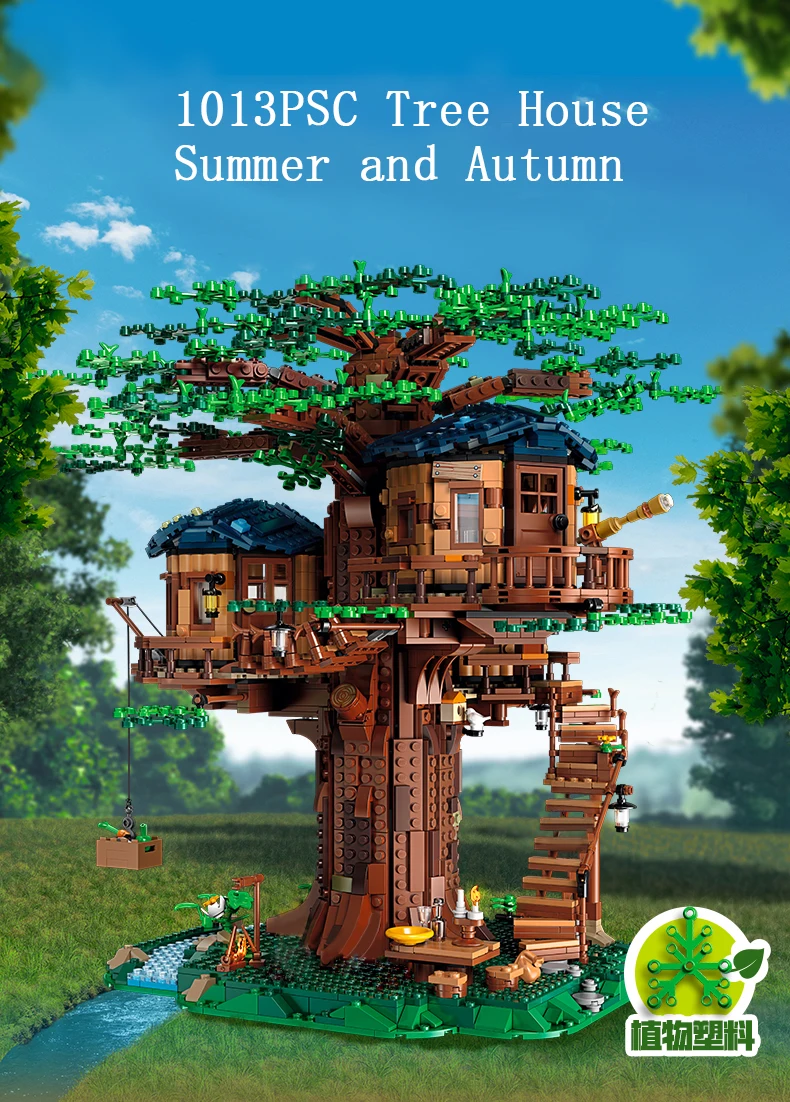 2022 In Magazzino 1013 + Pcs House Tree Ideas Moc 33111 Model Building Blocks Mattoni Compatibili 21318 Giocattoli Per Ragazzi Regali Per Bambini