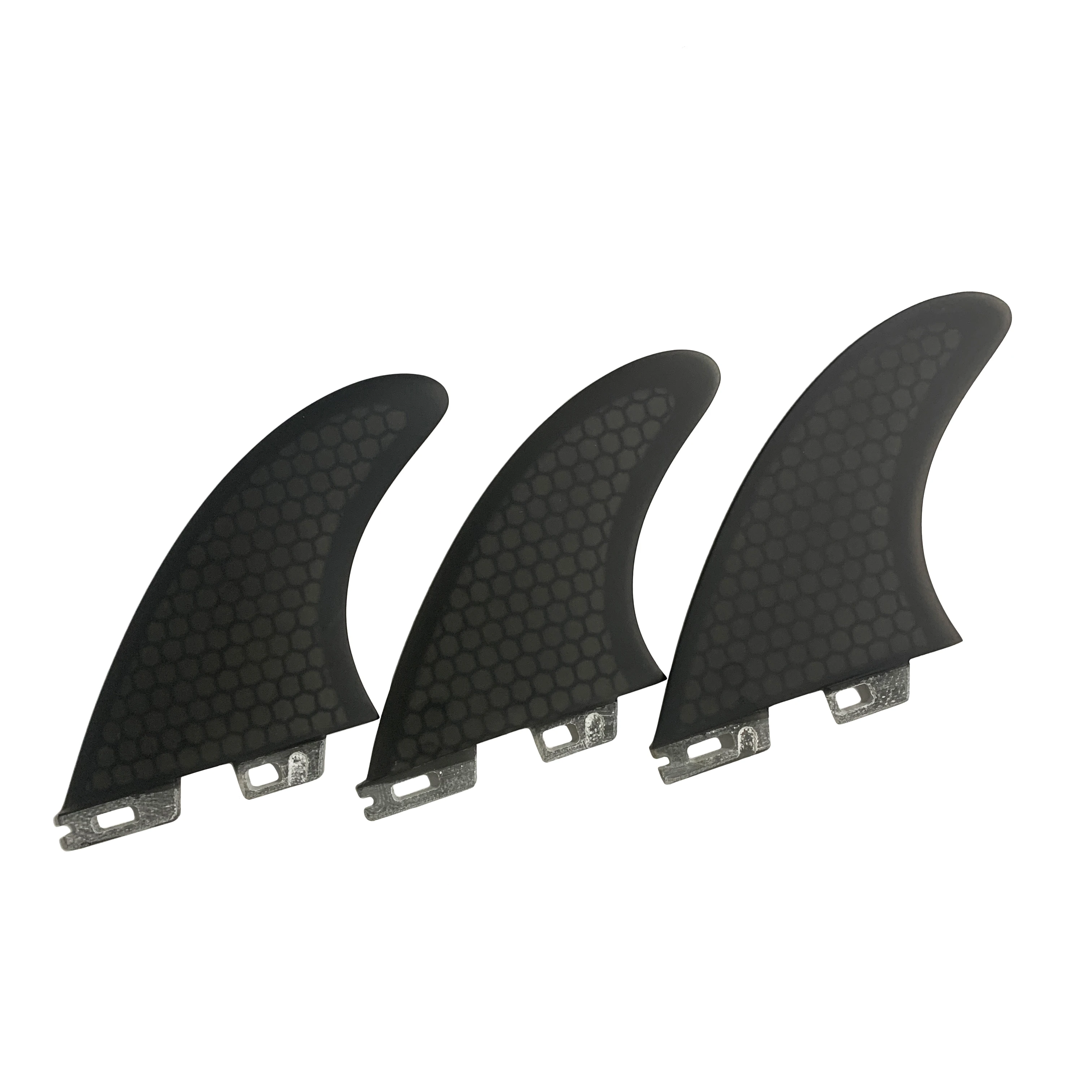 RISECE FCS2 AM2 Honeycomb Surfboard Fins Dual Tab Hexa Core Thruster Fin Set 3PCS 6