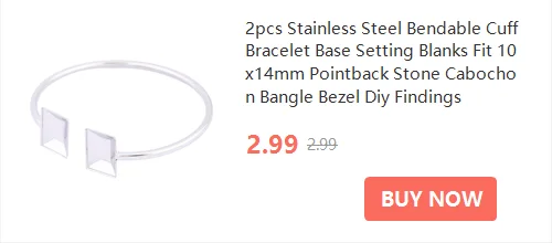 10pcs Moon Charm Earring Base Blanks Fit 10mm 12mm Cabochon Earrings Bezel Setting Trays Diy Jewerly Accessories