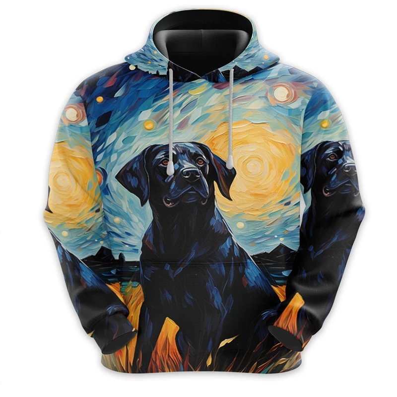 thumbnail image 1 of Sudadera con capucha con estampado 3D de perro y arte de grafiti para hombre, ropa divertida, sudaderas con capucha de husky, labrador y corgi, diseño lindo, sudadera con capucha unisex Y2k, 1 of 5