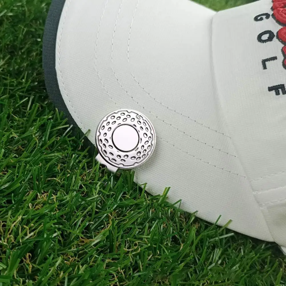 Magnetic Golf Hat Cap Clip Round Coin Shape Golf Hat Clip Ball Aiming Magnet Marker Golfs Ball Mark Training Golfs Marker