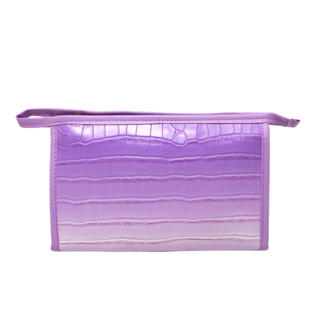 

PU Leather Toiletry Bag High Capacity Toiletry Bag With Handle For Girls Women