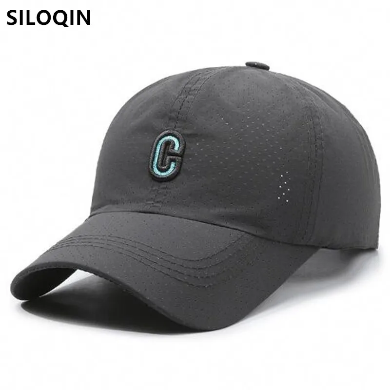 

Summer Thin Mesh Breathable Baseball Caps For Men Embroidery Golf Cap Camping Fishing Cap Travel Hats Snapback Cap Women's Hat