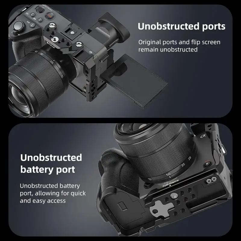 For Sony Cinema Line FX2 / ILME-FX2B PULUZ Metal Camera Cage Stabilizer Rig