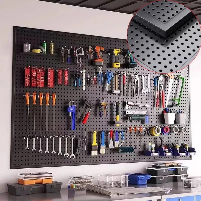 Steel Peg Board Wall Multifunctional Organizer Tool Storage Frame Packaging Decoration tool organizer