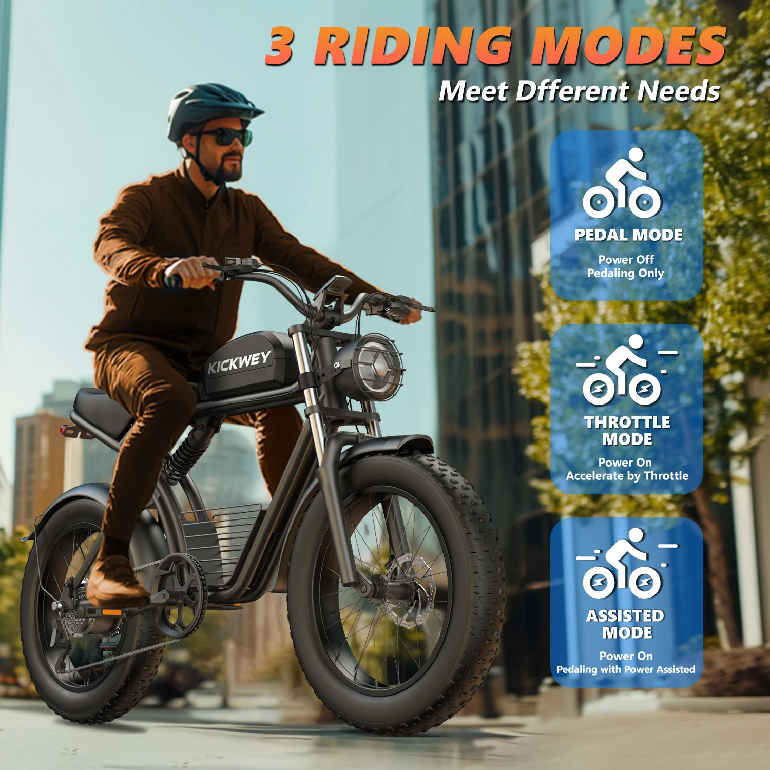 Kickwey K7 Electric bike 1500W Motor 2