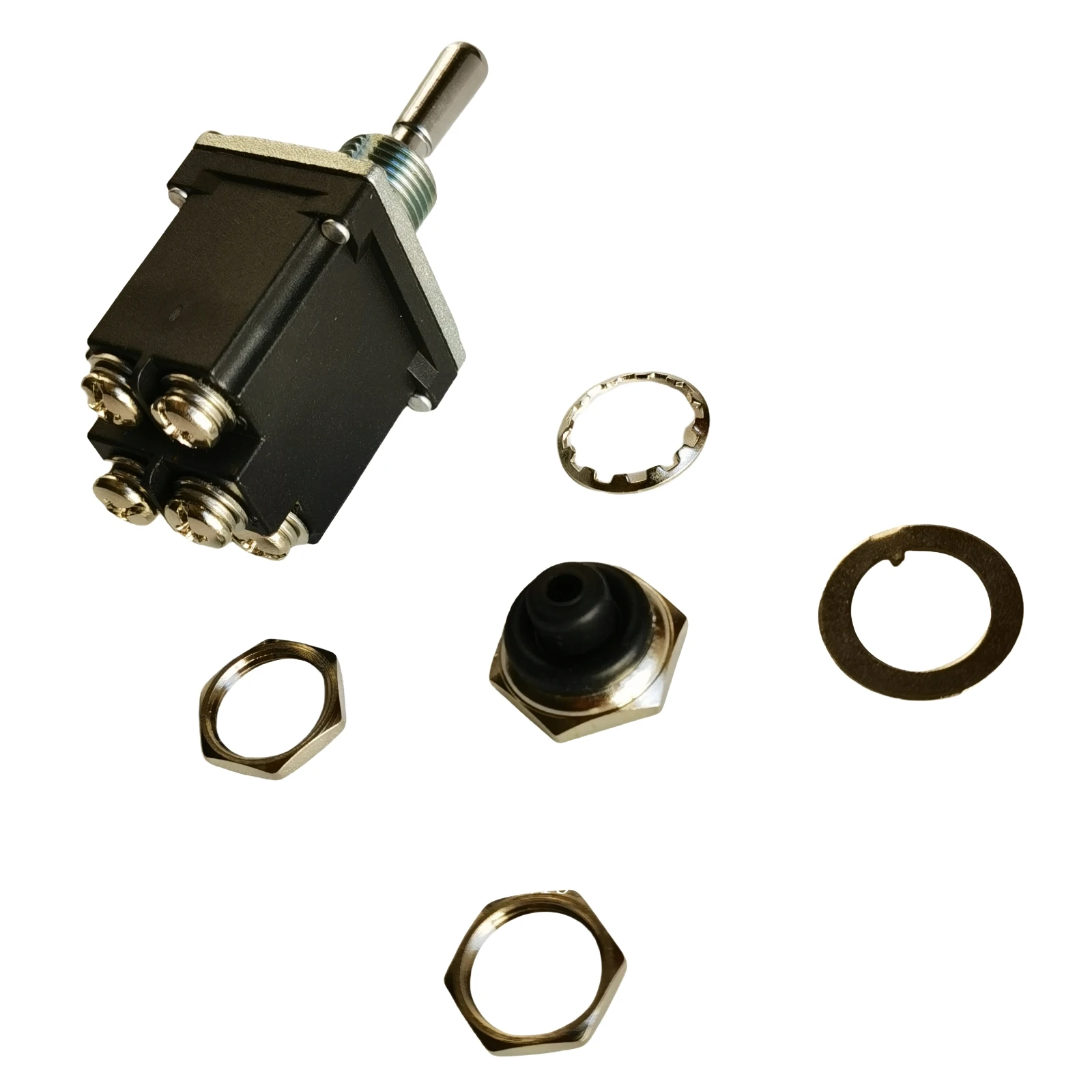 SKYJOINTS Toggle Switch 128202 128202GT Genie Parts Switch Toggle Assy DPDT 3P MOM for Genie Boom Lift Z-60-34 Z-45-25J DC S-85