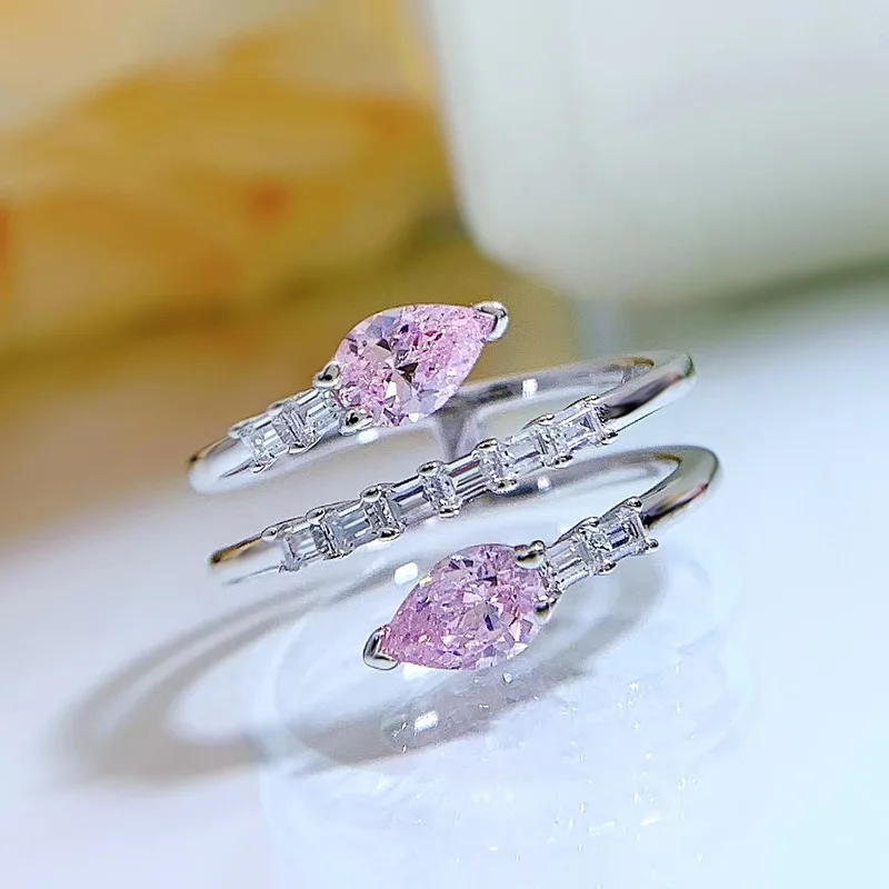 3.00ct Vivid Pink Diamond Engagement Ring, Round Brilliant Cut Twist, –  INFINITYJEWELRY.COM