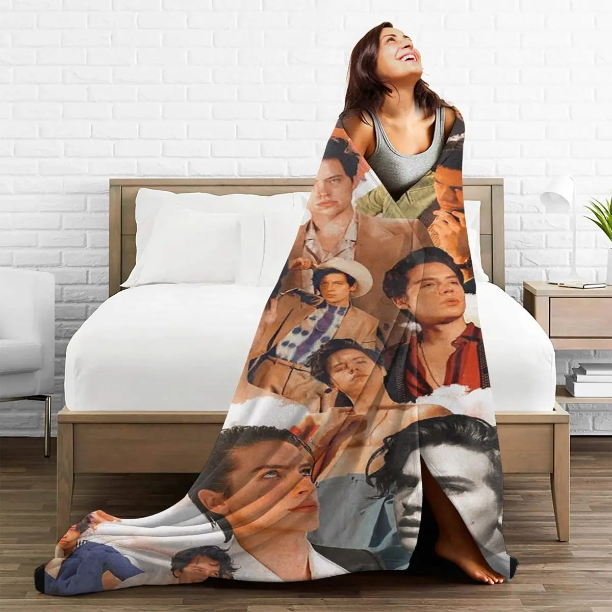 �ݶ��� Cole Sprouse ��� ���� Ŀ�� ���� Summer Riverdale Archie Comics Jughead ħ�� �� ��� Car Rug Piece