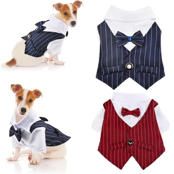 Dog Tuxedo Bow Shirt 1
