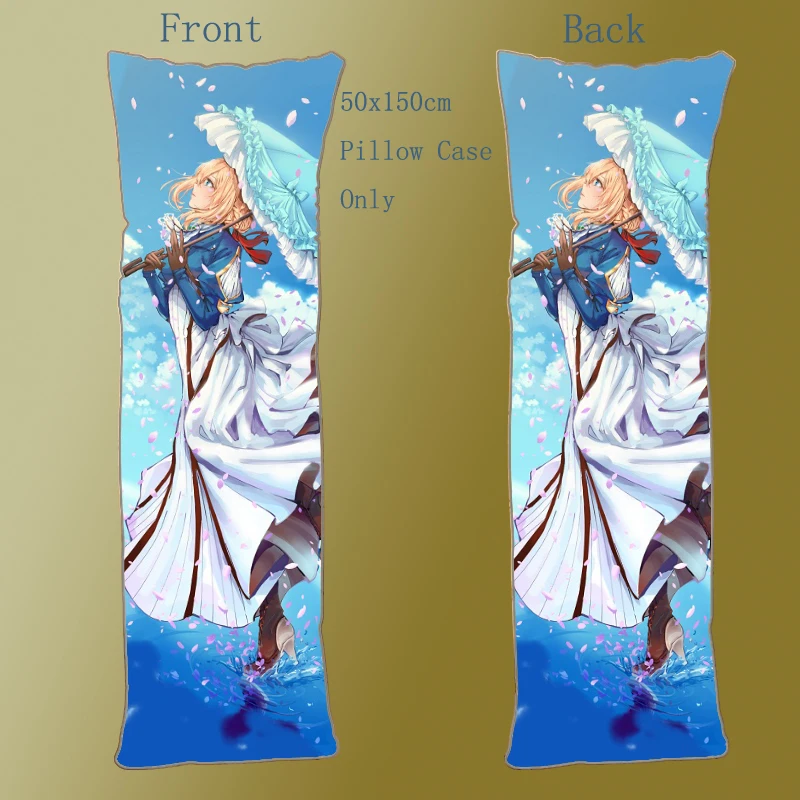 

Anime Dakimakura Body Pillow Case, Violet Evergarden Cover, Evergarden Cover, Home Decoration Accessories, 150x50cm