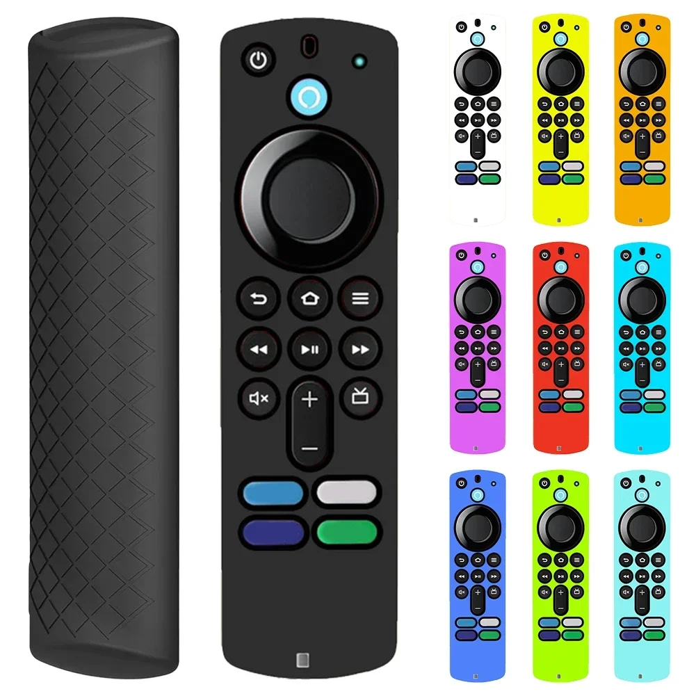 Silicone Remote Case Luminous Lightweight Shockproof Resistant for Amazon Fire TV Stick (3rd Gen) L5B83G Replacement Cover