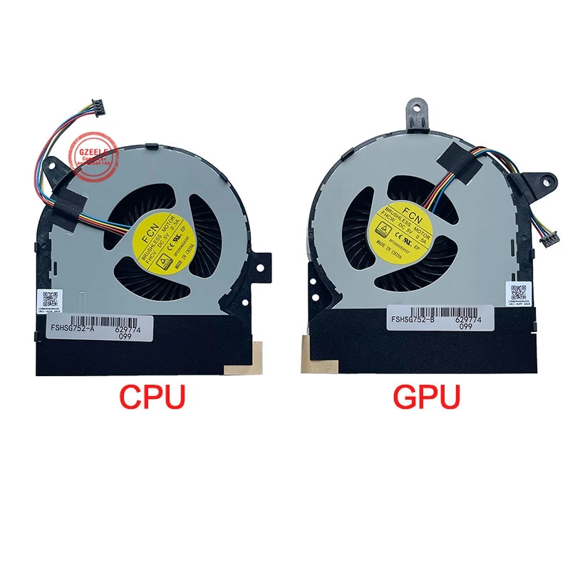 Новый вентилятор охлаждения ЦП для ASUS ROG G752VM G752VY-RH71 GFX72VY FX72V FX72VY MF75090V1-C520-S9A GTX980