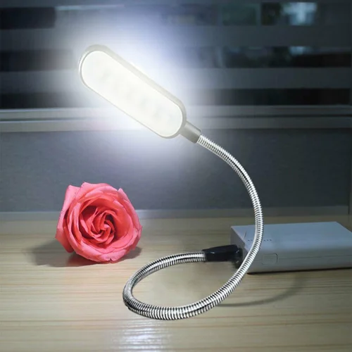 USB 소형 야간 조명, 노트북 전원 팩, 휴대용 소켓 조명, 기숙사 LED 미니 책 조명, 눈 보호 독서 5