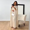 Ramadan Muslim Women Maxi Dress Cloak Abaya Dubai Kaftan Eid Djellaba Kebaya Islam Clothing Cape Party Gown Caftan Marocain Robe