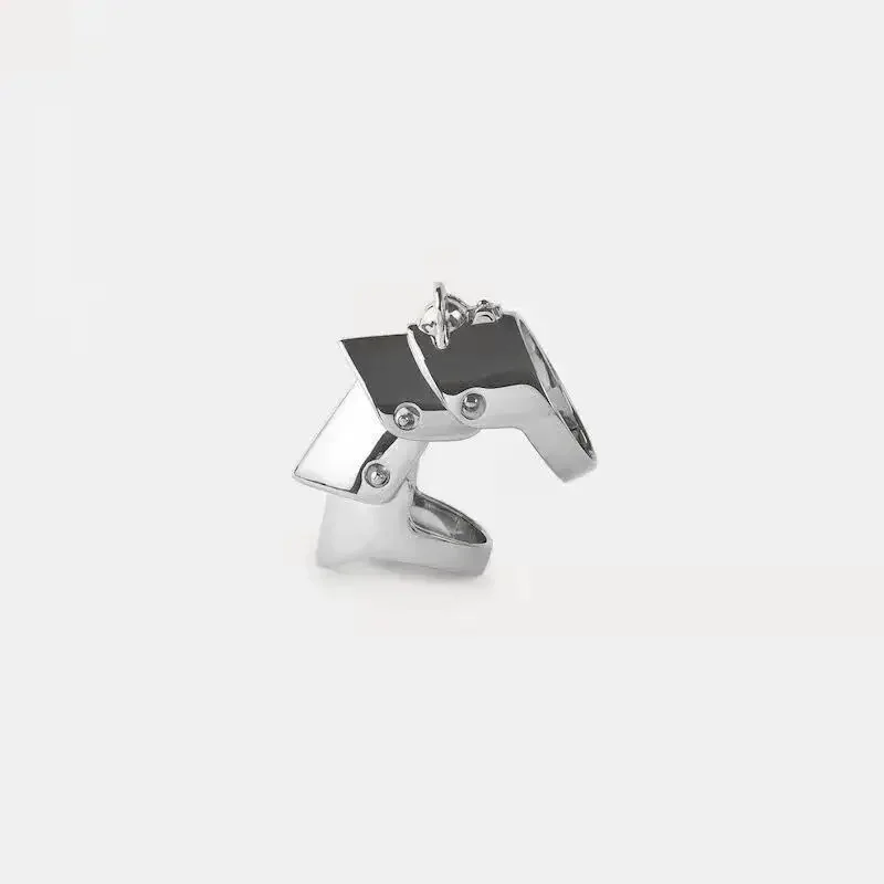 Oosaki Nana Anime Rings Cosplay Punk Gothic Women Men Joint Armor Knuckle Metal Multilayer Finger Rings Jewelry Gift Accessories