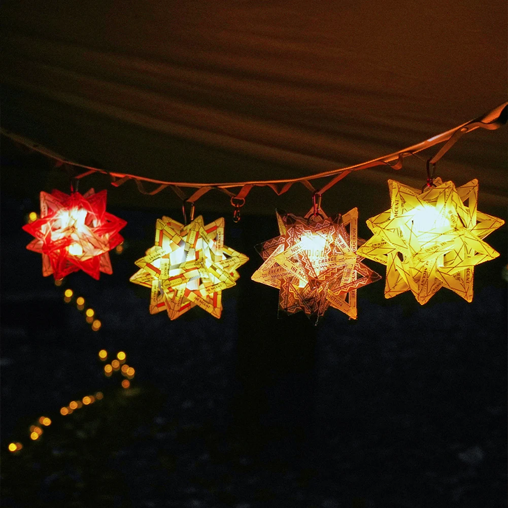 Outdoor Star Camping Light Shade Waterproof Atmosphere Lampshade DIY Outdoor Lantern Shade Wear-Resistant for Camping Tent