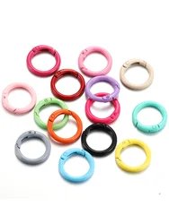 Multi - Colored Alloy Keychain - 20mm (Mix)