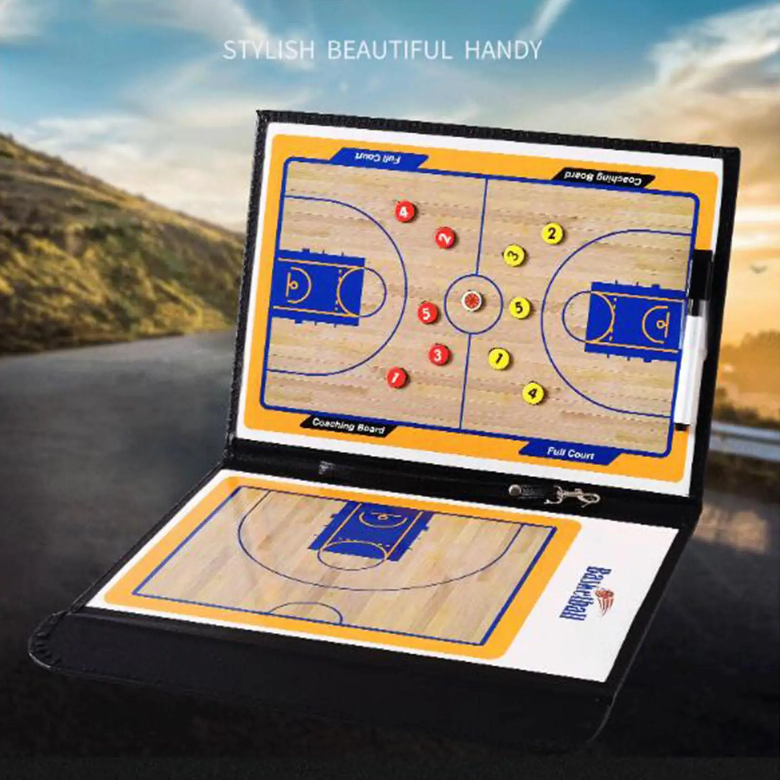 Basketball Portable Coaches Board with Erase for Training