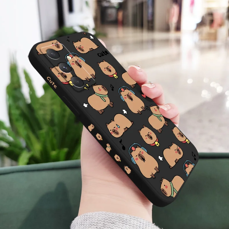 Adorable Capybara Silicone Phone Case