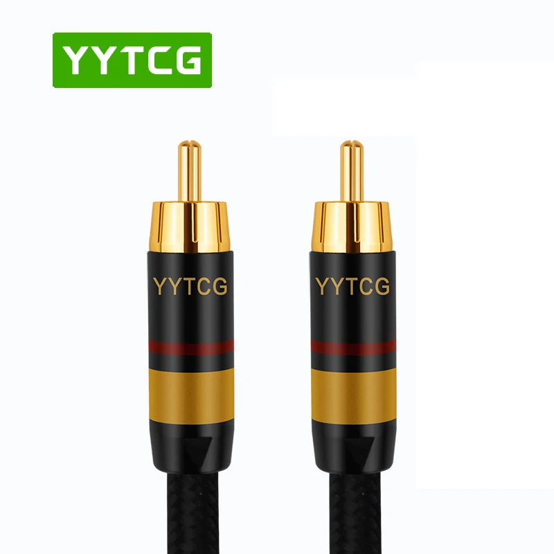 Premium Digital Coaxial Audio Cable - High-Fidelity RCA to RCA with Stereo Connector for Enhanced Sound Quality