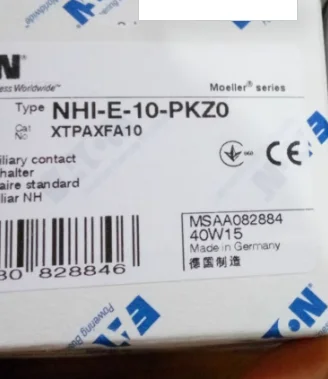 

5PCS New Original Eaton NHI-E-10-PKZ0 Madam Protection Assistance contact