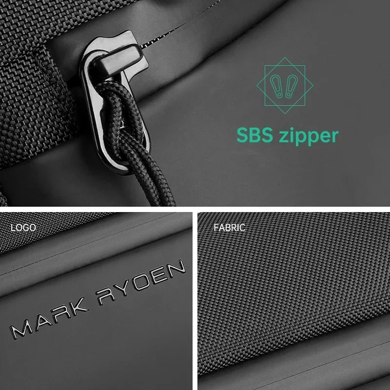 Waterproof Men Business Messenger Crossbody Bag