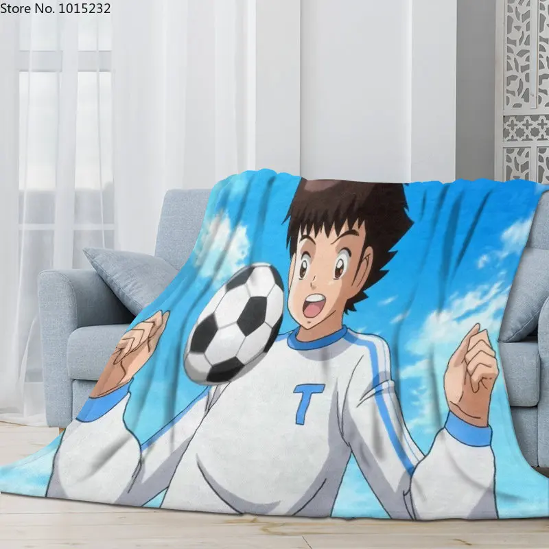 

Popular Anime Tsubasa Ozora 3D Flannel Blanket Thin Blanket Flannel Portable Home Travel Office Blanket 02
