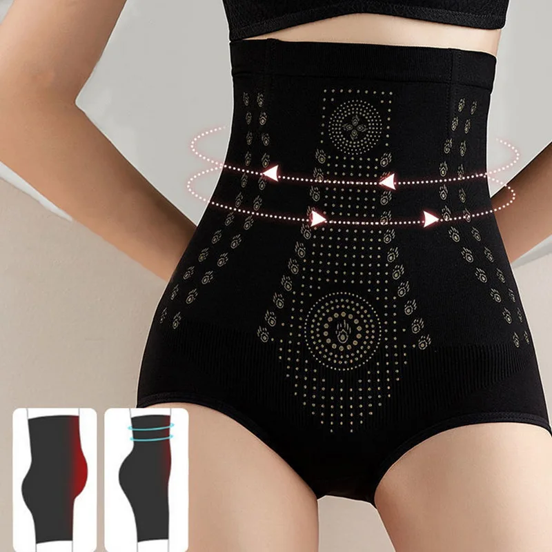 

Women Tummy Control Underpants Postpartum Shapewear Waist Trainer Slimming Briefs Girdle Bodysuit High Waist Flat Belly Panties