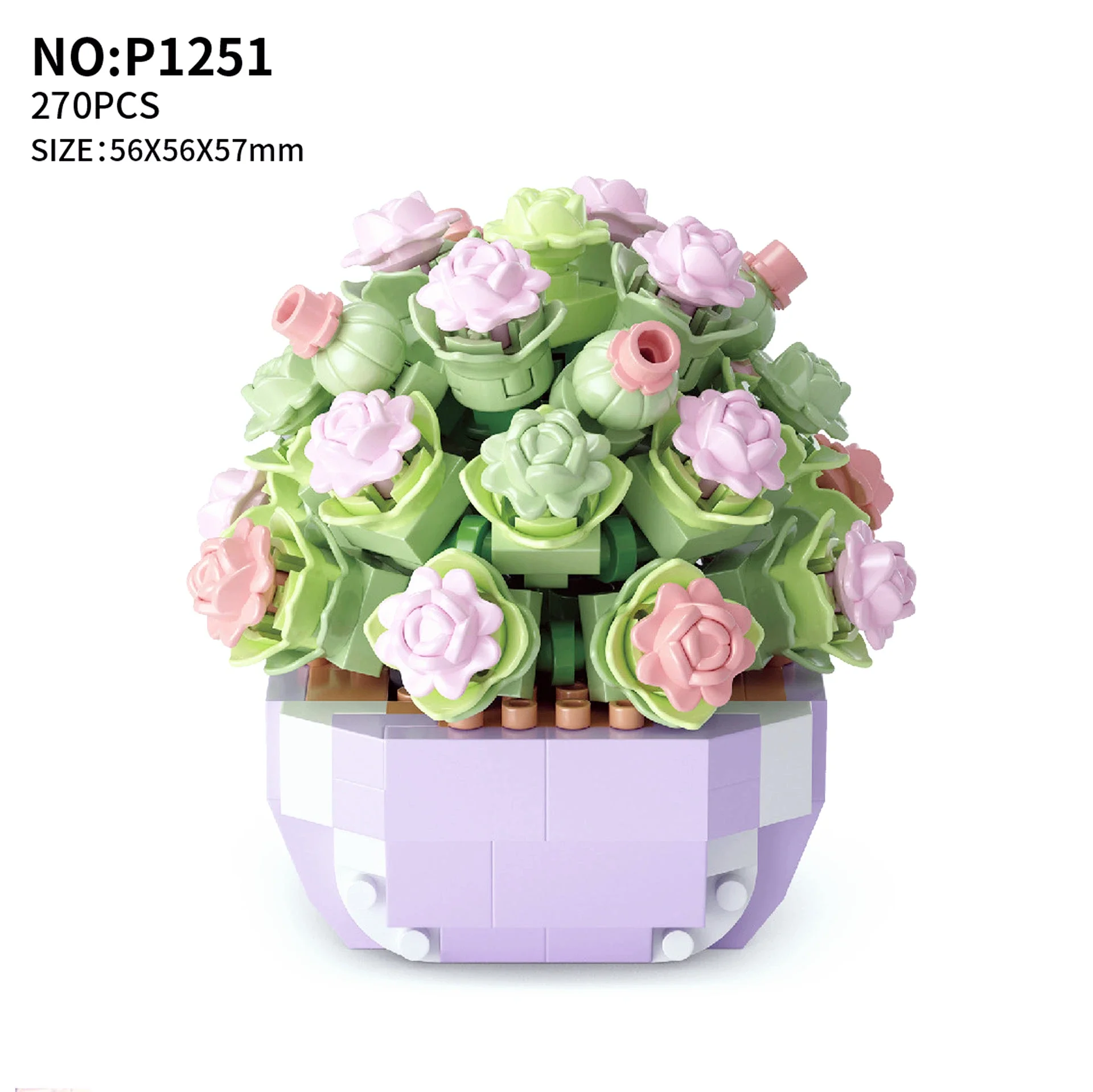 Ideas técnicas, ramo de flores, bloques de construcción Moc, flor de Rosa romántica, ladrillos, decoración del hogar, Juguetes DIY para niña, regalo de cumpleaños Compra barata en